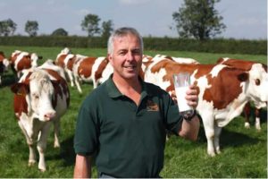 Neil Darwent promotes free range milk