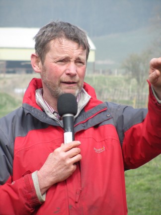 William Westacott: William challenges his high yielding cows to produce milk from grazed grass in summer.