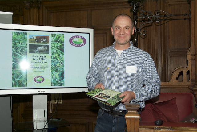 Jonty Brunyee launches ‘Pasture for Life, it can be done – the farm business case for feeding ruminants just on pasture’.